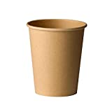100 Vasos Desechables de Café para Llevar - Vasos de Cartón Kraft de 120ml...
