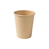 BIOZOYG Taza Bio degradable Desechables I Tazas Desechables Tazas de Papel con Capa de PLA...