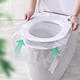 Funda de asiento de inodoro de plástico desechable, desechable de tela no tejida para...