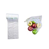 Luxos Packaging 250 Bolsas 35x45cm (SIN ASAS) Biodegradables y Compostables para uso...