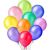 QILZO 100 unidades Globos de látex Globos de Colores Surtidos 22cm / 8' Biodegradable...