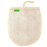 GOURMEO - Bolsa para Leche Vegetal - Filtro Colador para Leche Vegetal - Fibra de Cáñamo...