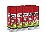 Pritt Stick 43 g - Pegamento en barra, Rojo, 10 unidades