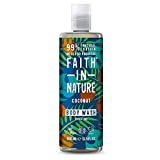 Faith in Nature Gel de Baño Natural de Coco, Hidratante, Vegano y No Testado en Animales,...